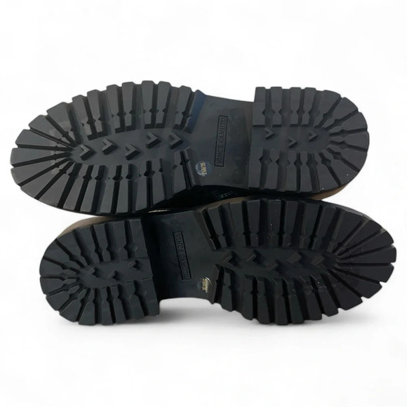 VINCE CAMUTO Combat Boot Women's 5.5 Fawdry Double Buckle in Green Croc - Picture 5 of 6